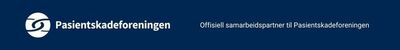 Pasientskadeforeningen banner. Foto