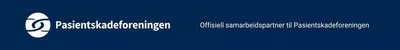 Pasientskadeforeningen banner. Foto